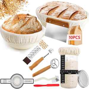 Kit complet de démarrage de levain naturel 34OZ avec pot de levain, thermomètre et kit de fermentation pour la levée du pain - Product Image 1