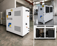 Refroidisseur d'eau 25 CV à refroidissement par air R410A avec évaporateur à coque et à tubes, système de refroidissement industriel économe en énergie