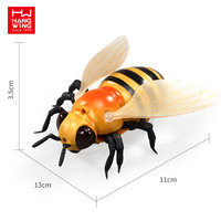 HW Radio Control Animal juguetes simulación insecto lindo infrarrojo abeja modelo remoto RC divertido infrarrojo nivel juguetes para mascotas