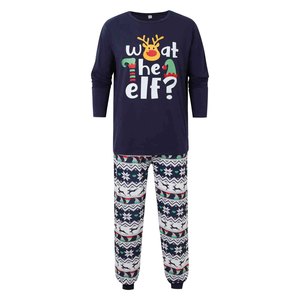 Conjunto de Pijamas Navideños Personalizados de Elfos Familiares, Ropa de Dormir de Poliéster para Hombres, Mujeres y Niños, Ropa de Dormir Navideña, Dropshipping POD - Product Image 2