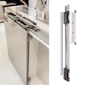 Porta Scorrevole in Alluminio su Misura per Armadio con Sistema di Scorrimento Ammortizzato Coplanare Ferramenta per Mobili - Product Image 1
