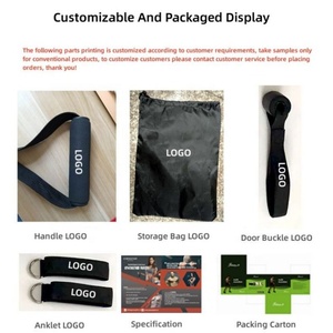 11 pz Set RTS 100 LBS TPE Logo personalizzato formazione tonificante uomini cinturini alla caviglia braccio <span class=keywords><strong>gambe</strong></span> esercizio tubo di resistenza fasce <span class=keywords><strong>con</strong></span> manici in schiuma - Product Image 3