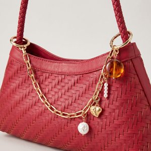 Accesorios de Joyería de Moda, Cadena Dorada para Llavero con Dijes de Perlas y Corazones Intercambiables, Adorno para Bolso para <span class=keywords><strong>Mujer</strong></span> - Product Image 3