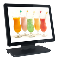 Moniteurs à écran tactile 15 pouces, écran LCD TFT pour ordinateur, écran tactile capacitif