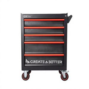 Family Use Heavy Duty Steel Tool <b>Chest</b> Simple Appearance Anti-fade Coating Lockable Multi <b>Drawer</b> Rolling Cabinet - Product Image 2