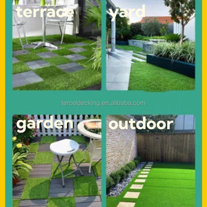 Césped Artificial de Diseño Contemporáneo, Mejor Proveedor, Directo de Fábrica, Alfombra de Césped para Exteriores, Baldosas de Césped Artificial para Terraza - Product Image 3