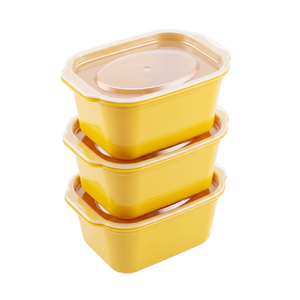 Recipientes para Almacenamiento de Alimentos Ele-Gate, 350 ml, PP5, Aptos para Microondas, Aptos para Lavavajillas, Aptos para Refrigerador, Paquete de 3 - Product Image 3