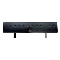 Mécanisme rotatif en acier inoxydable pour grillades extérieures avec 12 brochettes de 5 mm, ensemble de boîte de vitesses rotative pour barbecue