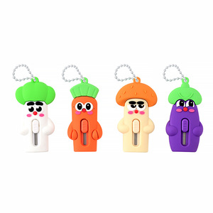 Babbitt Utility Knife BBT-0852 Cute Melon Shape <b>Keychain</b> With <b>Safety</b> Lock For Home And Delivery Use - Product Image 4