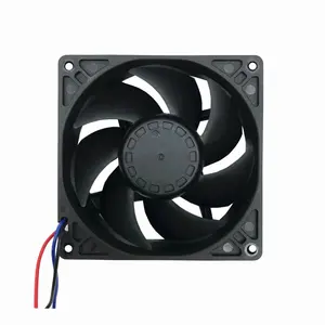 small dc fan 8025 80mm 1.0A 8000RPM ball bearing fan 3 pin brushless motor fan