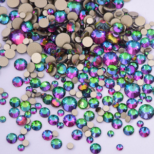 BOBOHOO diamantes de imitación a granel 100 tamaño de mezcla bruta no Hotfix oro Flatback cristal Strass diamantes de imitación para vaso - Product Image 6
