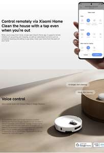 Pour aspirateur robot Xiaomi Mi Robot Vacuum Cleaner 5, nettoyage des sols, balayage, aspiration, avec contrôle via l'application Mi Home, aspirateur robot intelligent - Product Image 6