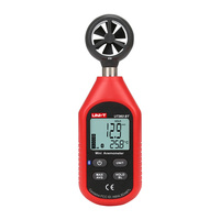 Anemómetro Digital UNIT UT363BT, Medidor de Velocidad del Viento y Temperatura para Pruebas de Velocidad del Aire en HVAC