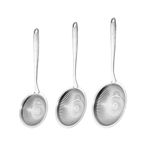 Ensemble de passoires perforées en titane pur, 3 pièces, avec long manche, pour fondue, nouilles, friteuse, outil de cuisine - Product Image 4