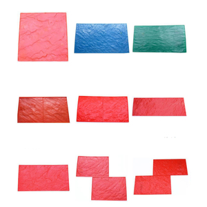 Tapis <span class=keywords><strong>de</strong></span> sol d'extérieur en polyuréthane, moulure décorative, motif bois, timbre en béton - Product Image 2