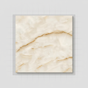 Crystal Gold Calacatta 600x600mm Polished Porcelain Tiles White Marble Effect Luxury Floor Design - Product Image 5