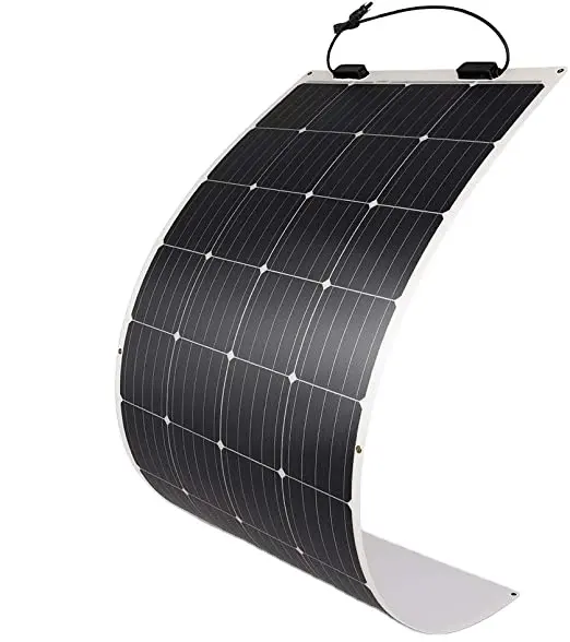 Painel solar flexível dobrável, painel solar de 175 w com 12 volts de silicone