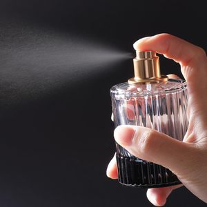 Flacon pulvérisateur de parfum en verre 50 ml/1,7 oz, atomiseur de voyage rechargeable vide, 3 types de distributeurs ronds, sans diffuseur à bâtonnets, fabriqué en Chine - Product Image 6