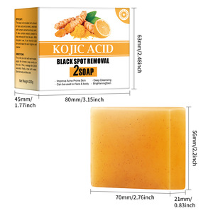 Kojic Acid <b>Soap</b> 100G X 2 Bars Black Spot Removal Brightening Skin Cleansing For Face And Body - Product Image 3