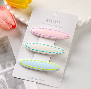 QianJin élégant acrylique pince à cheveux ensembles mignon usage quotidien épingles à cheveux pour filles femmes en gros vente chaude pour les fêtes personnalisées - Product Image 5