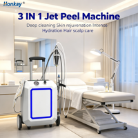 Technologie Jet Peel de haute qualité, machine à oxygène multifonctionnelle Jet Peel, pistolet à oxygène pour resserrer les pores, centre de spa