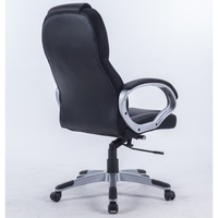 Chaise de bureau administrative ergonomique en cuir avec rotation à 360 degrés et hauteur réglable