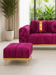Ensemble de canapés modulaires Optimus aux couleurs vives avec revêtement en tissu sur mesure pour salon moderne - Product Image 2