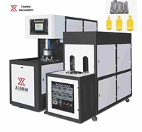 Machine de soufflage de bouteilles semi-automatique de haute qualité Machine de moulage par soufflage PET 3L