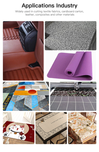 Realtop CNC rung dao Dao nhà dệt Vật liệu thảm vải Velour sofa sàn Mat máy cắt với CE - Product Image 6
