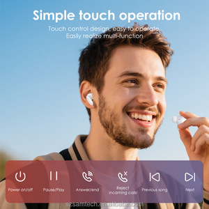 หูฟังไร้สายคุณภาพสูงยอดนิยมปี 2026 แบบใส่ในหู ระบบส่งเสียงผ่านอากาศ <span class=keywords><strong>โทร</strong></span>คมชัด ฟังเพลง ของขวัญส่งเสริมการขาย TWS สำหรับธุรกิจ - Product Image 3