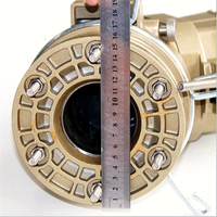 Aspersor de riego Titans 360 Gear Drive de metal con alcance de 80 m para irrigación de tierras agrícolas y eliminación de polvo industrial