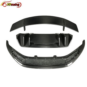 Vale la pena <span class=keywords><strong>comprar</strong></span> estilo V Kit de carrocería de coche de fibra de carbono seco labio delantero difusor trasero alerón para <span class=keywords><strong>Audi</strong></span> <span class=keywords><strong>R8</strong></span> 2016-2018 - Product Image 1