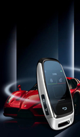Clé intelligente universelle avec écran LCD pour un démarrage/arrêt facile Entrée confortable sans clé PKE Proximity Smart Car Key
