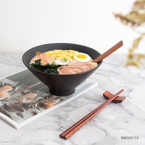 5 Inch 8 Inch 9 Inch Porcelain Udon Soba Pho <strong>Bowl</strong> Custom Japanese <strong>Cereal</strong> Noodle Ceramic Ramen <strong>Bowl</strong> <strong>Set</strong> with Chopsticks Spoon - Product Image 1