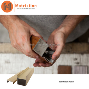 Matrixtion <strong>Wood</strong> Look Aluminium Systems Timber Look Aluminium <strong>Battens</strong> - Product Image 6