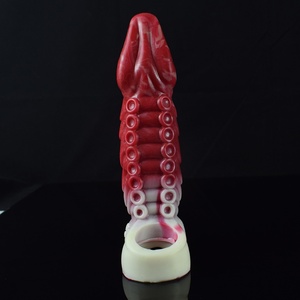 Soft Silicone Delay Ejaculation Sex <b>Toys</b> Artificial Octopus Tentacles Monster Penis Extender Enlargement Penis Sleeve <b>for</b> <b>Men</b> - Product Image 2