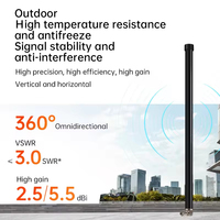 Antena dudukan dinding/tiang luar ruangan, 698-2700 MHz 3G 4G LTE omni-directional untuk ponsel seluler 4G LTE Router Modem Gateway