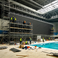 Écran LED d'intérieur RAYBO HD 600x337,5 mm pour la publicité en piscine et l'affichage d'informations en temps réel