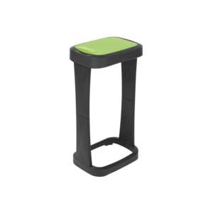 Rival Mullsackständer mit Schwingklappe Anthrazit/Grün 73x40x30cm - Product Image 1