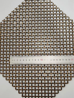 Panneaux muraux modulaires en treillis métallique en acier inoxydable pour stand d'exposition, cloisons réutilisables pour salons professionnels