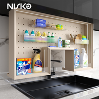 Nouveau panier coulissant NISKO 2026 de luxe et durable pour rangement domestique d'assaisonnements, couverts et ustensiles de cuisine dans les placards