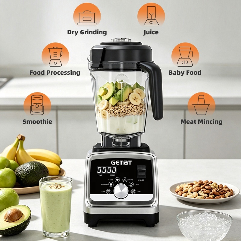 4200ml Mixer Grinder Blender 3 in 1 Multi Purpose Food Processor High Power Blender Kitchen Commercial Smoothies Blender · image 4