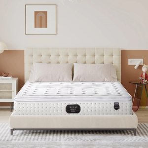 Best Selling Queen King Size Pocket Spring Mattress Gel Natural Latex Memory Foam Mattress Knitted Fabric 7cm Foam European