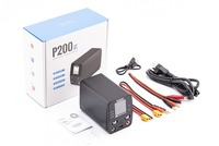 Chargeur rapide ToolkitRC P200 V2 Mini, alimentation AC 100W DC 200W 30V 10A, écran IPS, ports banane et Type-C réglables, ABS, 425g