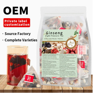 Tè alle Erbe OEM con Ginseng <span class=keywords><strong>e</strong></span> Foglie di Gelso, Miscela Dimagrante al Gusto di Semi di Coix, Bustine di Tè Verde, Prezzo Basso, Etichetta Privata - Product Image 4