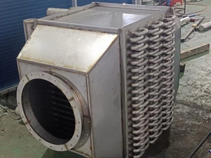 Condenseur d'air à vapeur haute efficacité |   Échangeur de chaleur industriel à tubes à ailettes refroidi par air pour les systèmes de récupération de chaleur des <span class=keywords><strong>gaz</strong></span> d'échappement - Product Image 4