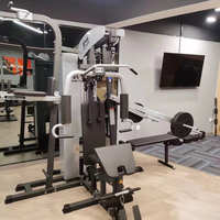 WENDY Equipo de Gimnasio Doméstico Unisex de 3 Estaciones, Herramienta de Entrenamiento de Fuerza Multifuncional Versátil Hecha de Metal Resistente