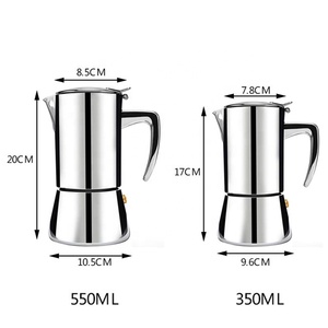 <span class=keywords><strong>Cafetera</strong></span> de 350/550ML con <span class=keywords><strong>filtro</strong></span> <span class=keywords><strong>permanente</strong></span> de acero inoxidable, <span class=keywords><strong>cafetera</strong></span> Espresso profesional - Product Image 6