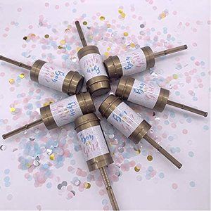 New arrival High Quality Party gender reveal confetti spray Confetti Party Popper Push Pop Confetti for Party