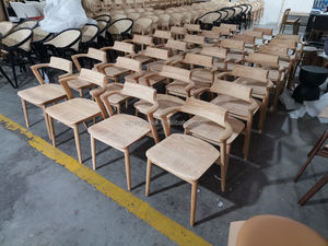 Midden Eeuw Moderne Luxe Indoor Dinning Stoel Bentwood Franse Stijl Houten Eetkamer Fauteuils Voor Restaurant - Product Image 4